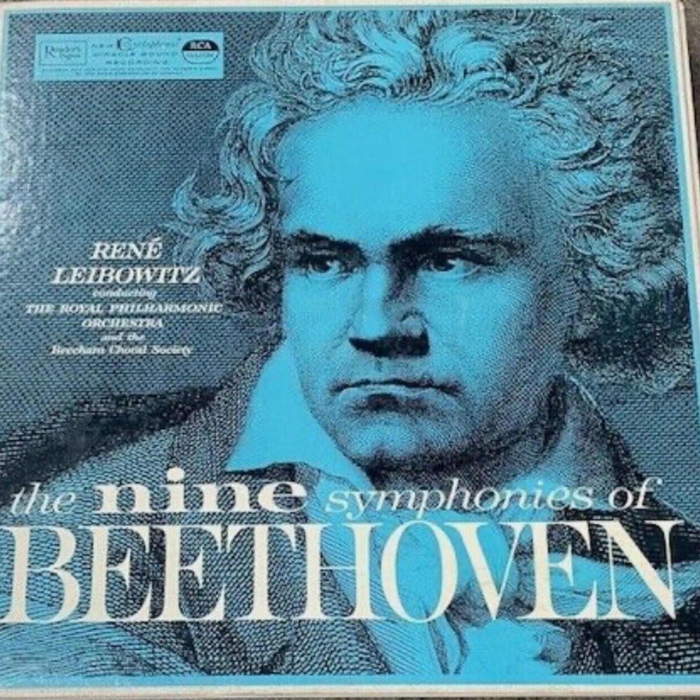 The Nine Symphonies of Beethoven vinyl record set